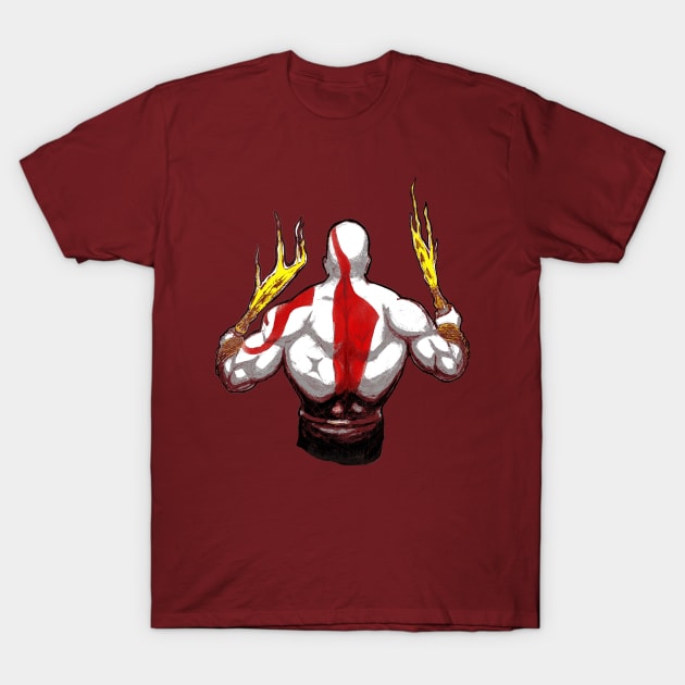 Kratos T-Shirt by santillanesarte